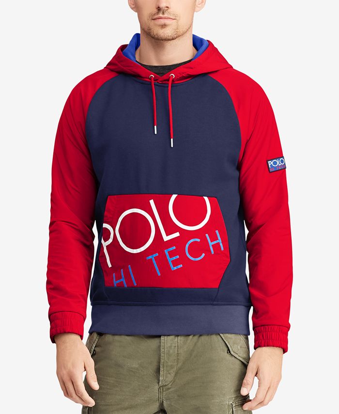 Polo Ralph Lauren Men's Hi Tech Hybrid Hoodie - Macy's