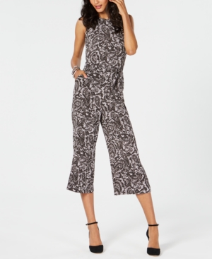 UPC 192317000122 product image for Michael Michael Kors Paisley-Print Jumpsuit, In Regular & Petites | upcitemdb.com