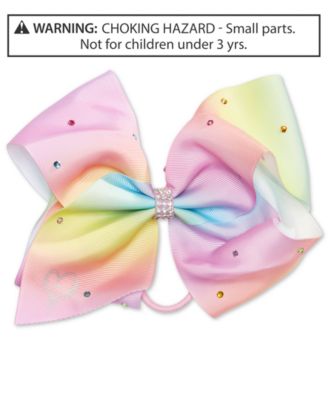 Frozen - Little & Big Girls JoJo Siwa Embellished Rainbow-Print Hair Bow