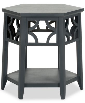 Safavieh - Connor Hexagon End Table, Quick Ship