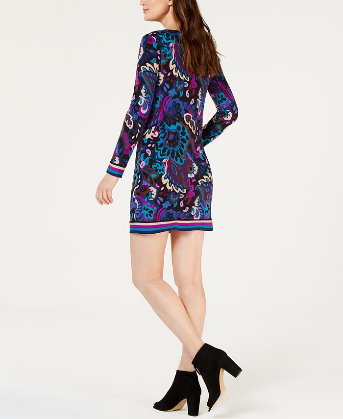 Trina Turk Camellia Printed Shift Dress Macy's