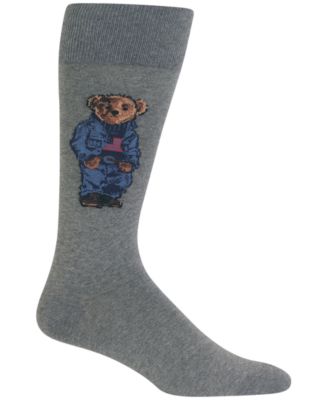 ralph lauren mens bear socks