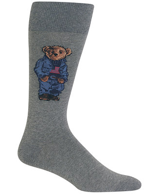 Polo Ralph Lauren Men's Denim Bear Crew Socks & Reviews - Underwear ...