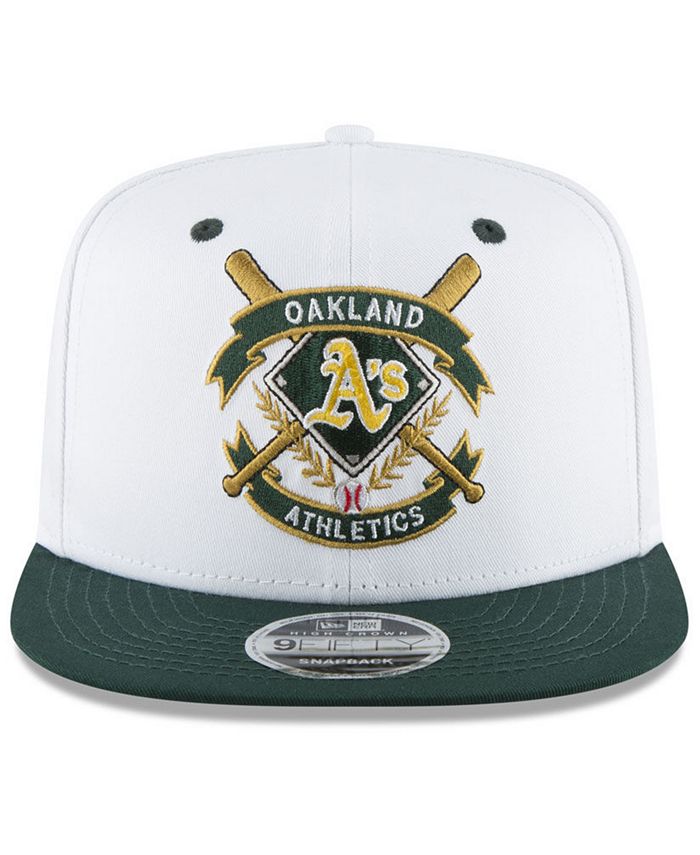 New Era Oakland Athletics Crest 9FIFTY Snapback Cap Macy