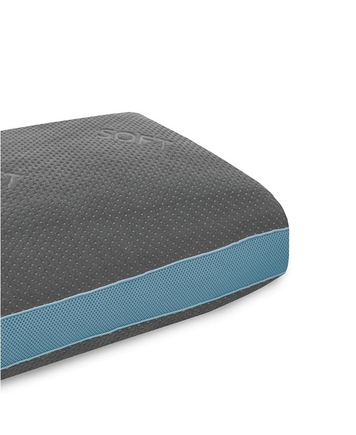 Memory Foam and Gel Fiber Density Pillow for Stomach Sleepers