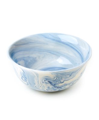 Two's Company - Terre Melee Blue Flared Bowl