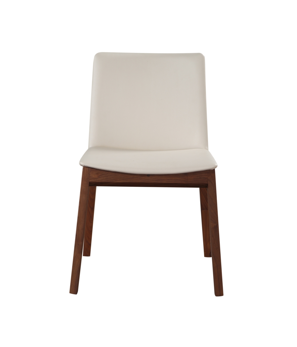 Deco Dining Chair White Pvc-Set Of Two