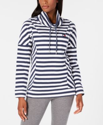 Tommy Hilfiger - Striped Funnelneck Top