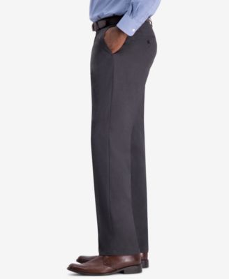 JMH Men's 4-Way Stretch Classic Fit Flat Front Dress Pant