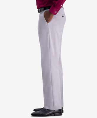 JMH Men's 4-Way Stretch Classic Fit Flat Front Dress Pant