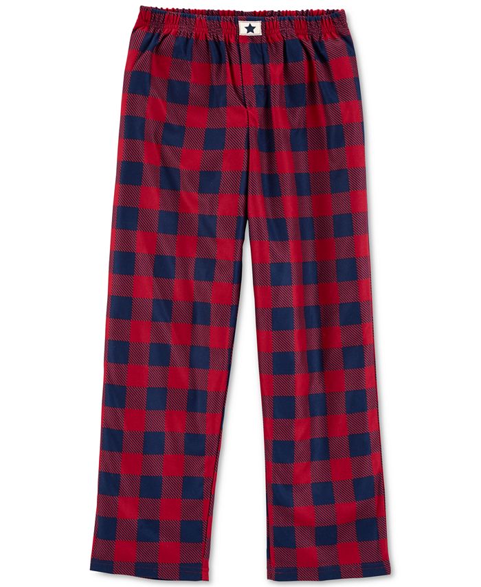 Carter's Big Boys Plaid Fleece Pajama Pants & Reviews - Pajamas - Kids ...