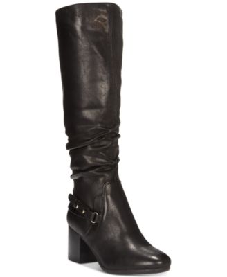 frye black leather riding boots