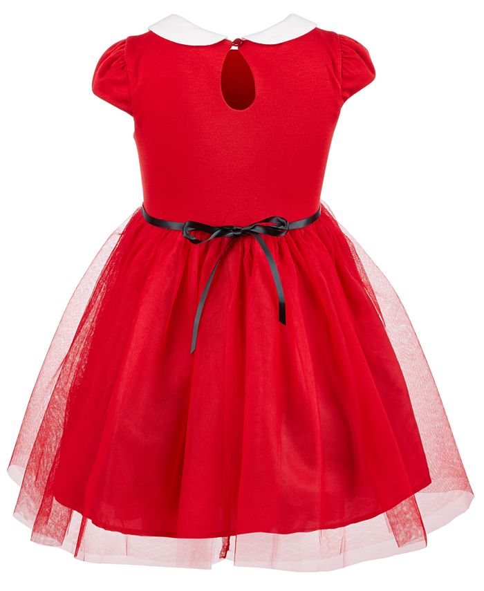 Pink & Violet Little Girls Santa Dress Macy's