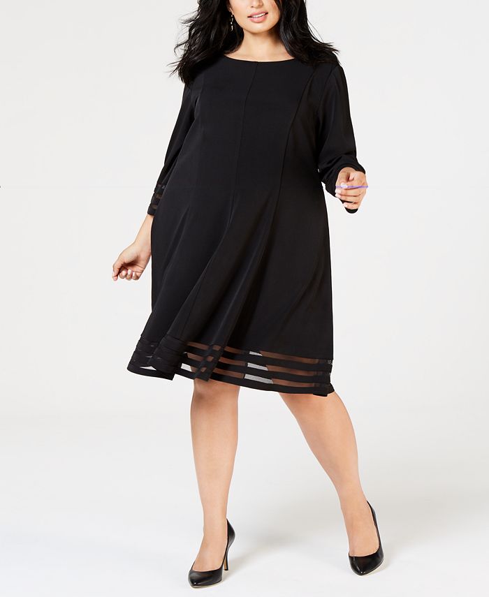 Jessica Howard Plus Size Fit & Flare Dress - Macy's