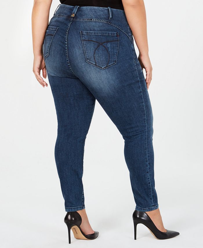 YSJ Plus Size Skinny Ankle Jeans, Created for Macy's - Macy's