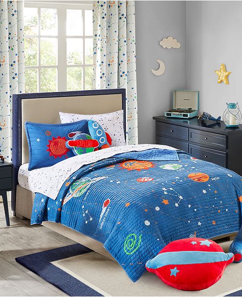 Jla Home Stellar Space 100 Cotton Quilt Mini Set Twin Created
