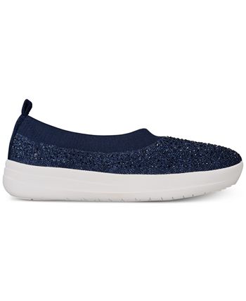 fitflop uberknit ballerina crystal