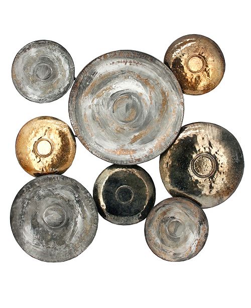 Moe S Home Collection Metal Disc Wall Decor Reviews Home