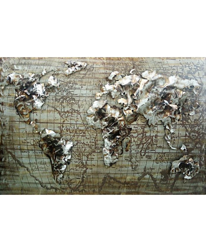 Moe's Home Collection Metal World Wall Decor Macy's