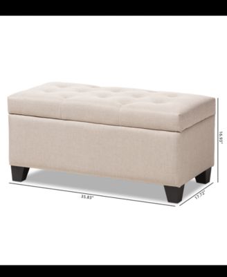 Michaela Storage Ottoman