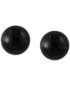 image of Effy Onyx (10mm) Stud Earrings in 14k Gold
