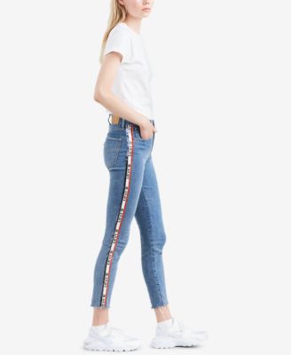 levi's side stripe jeans womens
