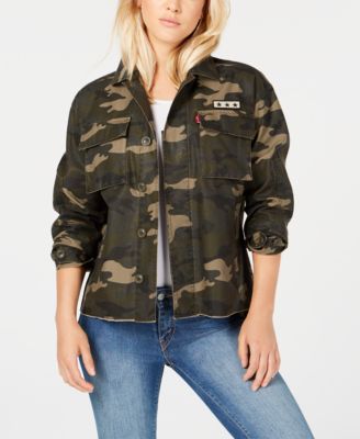 levi's camo jacket women's