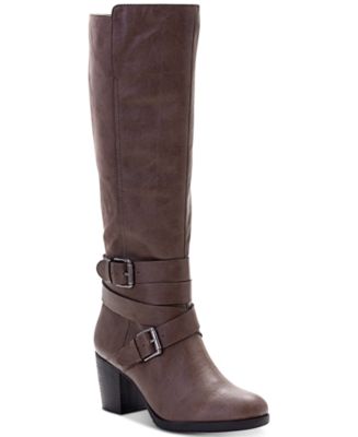 Style & Co Jomaris Block-Heel Boots, Created for Macy's - Macy's