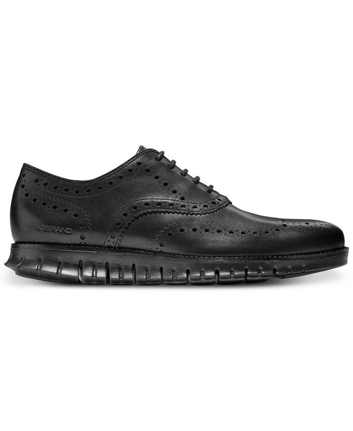 cole haan zerogrand wingtip oxford white