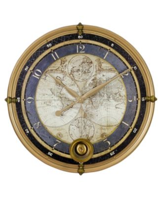 Aspire Home Accents - Ramona Old Map Wall Clock