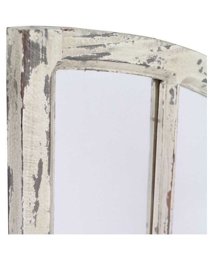 Aspire Home Accents Jolene Arch Window Pane Mirrors (Set of 2) Macy's