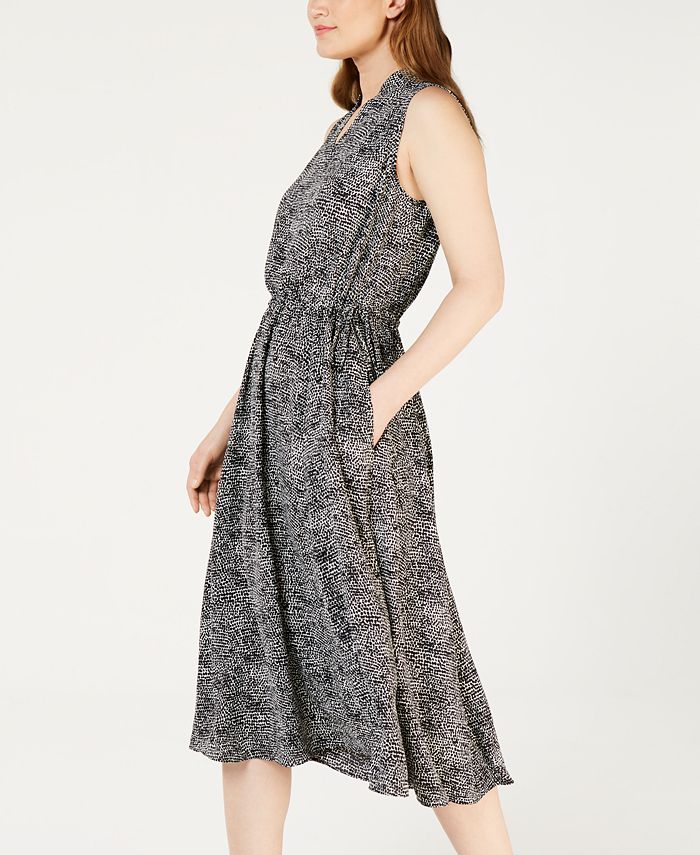 Anne Klein Printed Midi Dress - Macy's