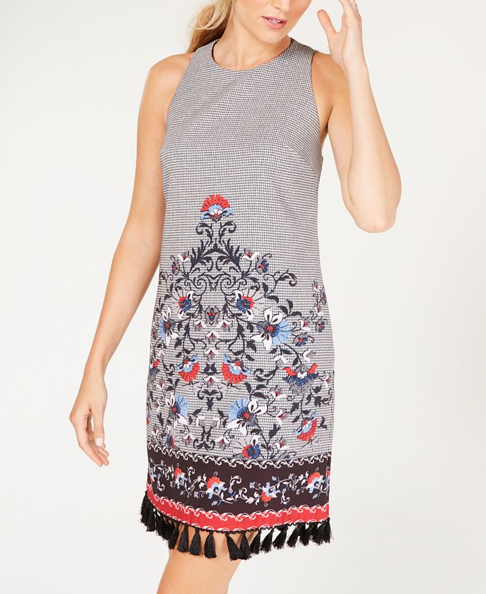 Laundry by Shelli Segal Embroidered ALine Dress Macy's