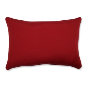 Pillow Perfect Pompeii Red Over-sized Rectangular Throw Pillow, Set Of 2