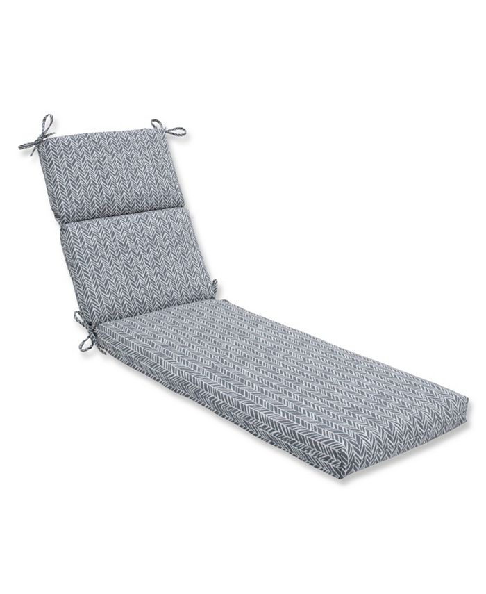 Pillow Perfect Herringbone Slate Chaise Lounge Cushion Macy's