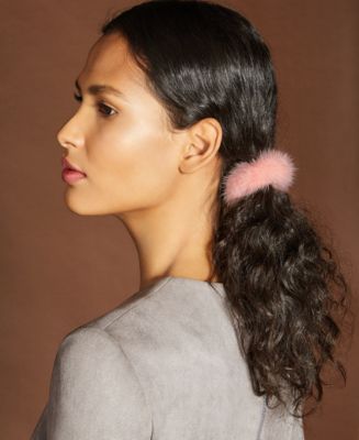mink hair tie