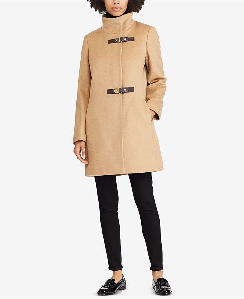 Lauren Ralph Lauren Buckle Front Walker Coat Reviews Women