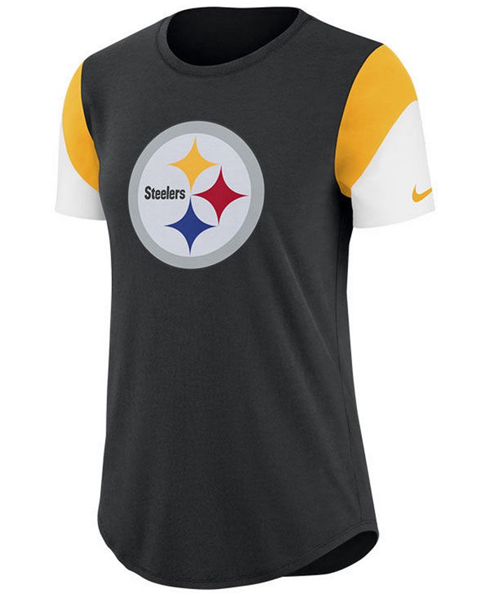 Nike Women's Pittsburgh Steelers Tri-Fan T-Shirt - Macy's