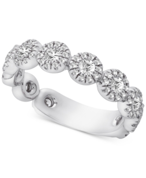 image of Diamond Halo Band (1 ct. t.w.) in 14k White Gold
