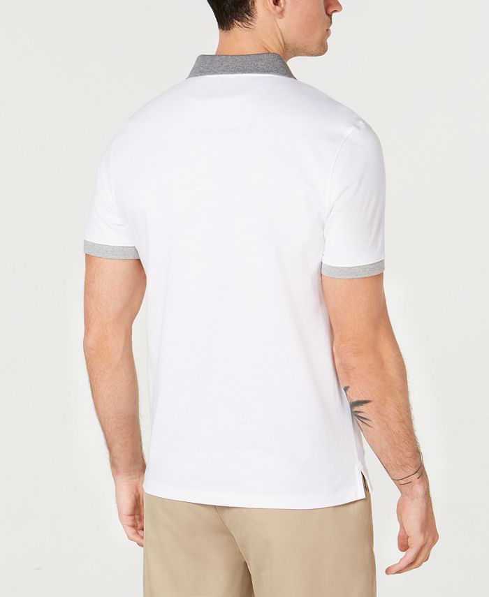 Calvin Klein Men's Liquid Touch Micro Stripe Polo Shirt Macy's