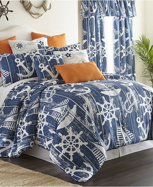 Colcha Linens Nautical Board Duvet Cover Set Queen Reviews Bed