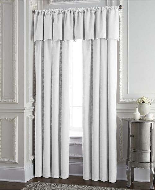 Colcha Linens Cambric White Lined Drapery Panel 52 X84 Each