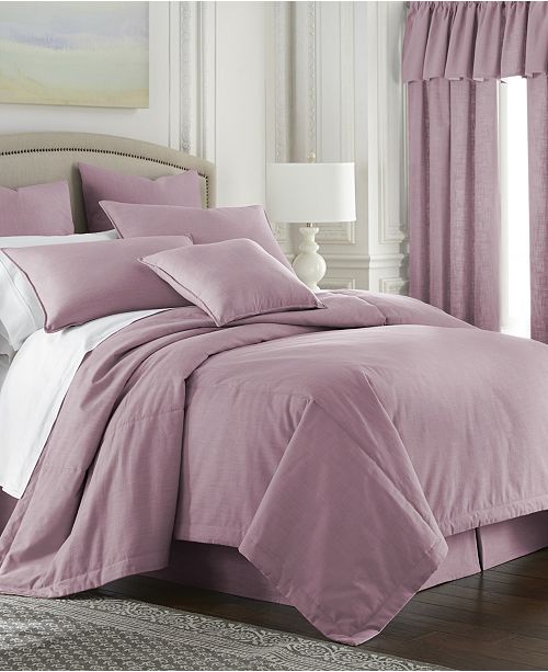 Colcha Linens Cambric Rose Gold Duvet Cover King Bed In A Bag