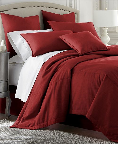 Colcha Linens Cambric Red Coverlet King Reviews Bed In A Bag