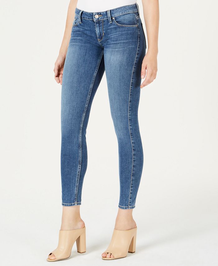 GUESS Power Low-Rise Skinny Jeans - Macy's