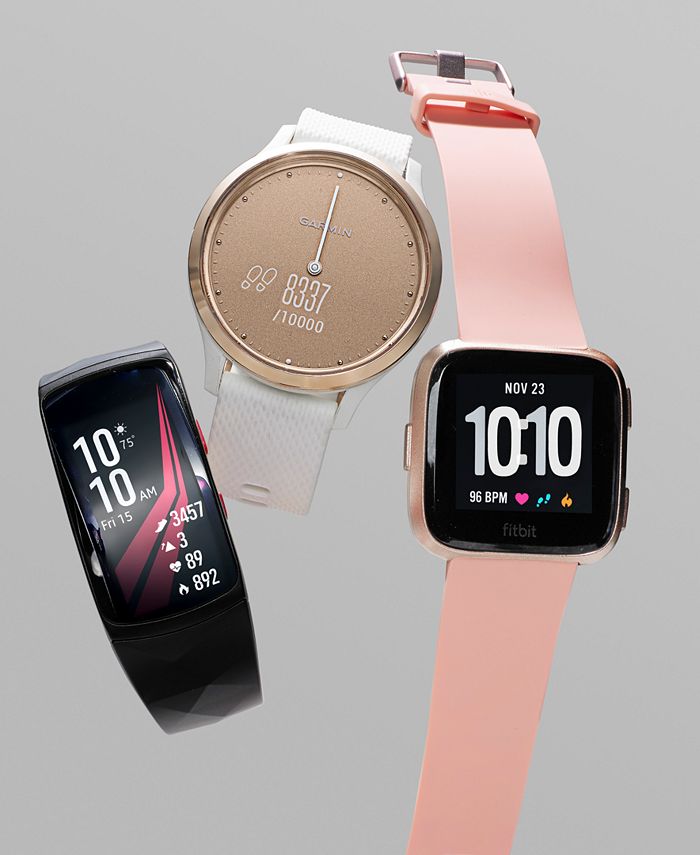 Samsung Gear Fit2 Pro Smart Fitness Band with Rubber Strap Smart Watch 25x51mm Macy's