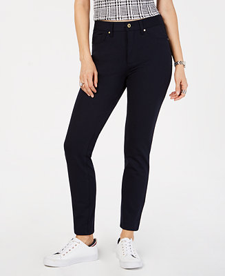 Tommy Hilfiger Skinny Five-Pocket Ponté Pants, Created for Macy's - Macy's