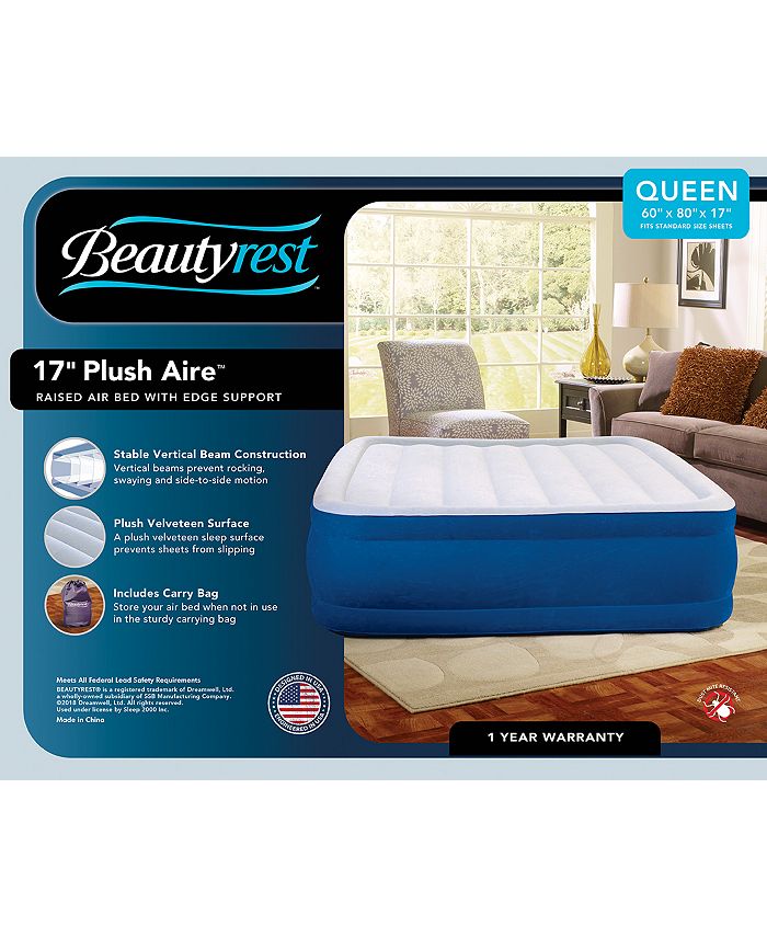 Simmons Beautyrest 17 inch Plush Aire Queen Size Raised Air Bed