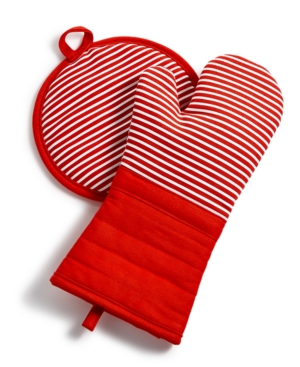 Martha Stewart Collection Pot Holder & Oven Mitt Set Created for Macy's