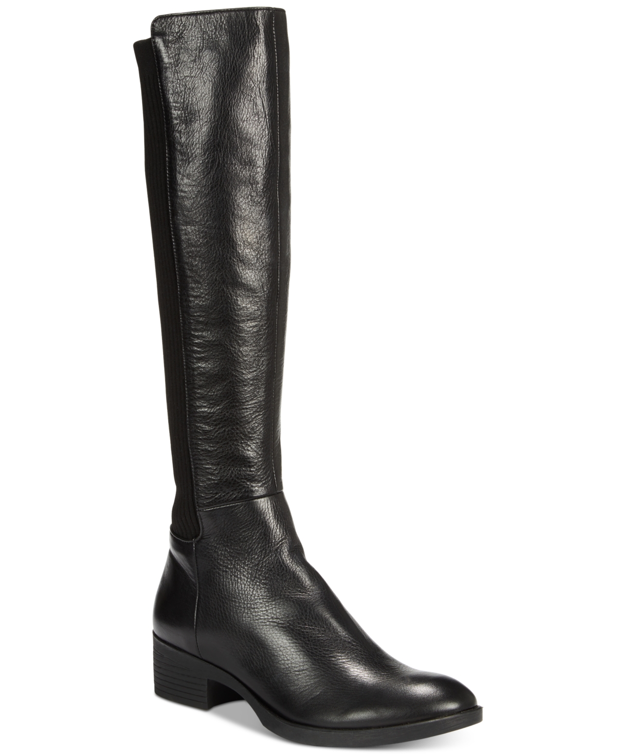 Women's Levon Tall Shaft Riding Boots - Black Suede